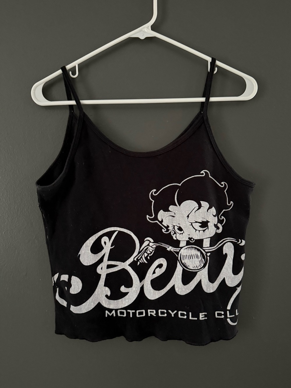 Betty Boop Black Graphic Tank Top